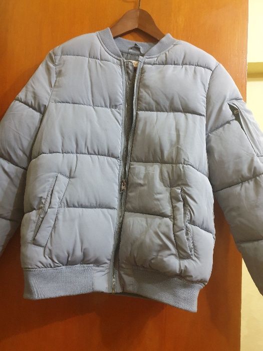 Geaca Zara Gri, baieti, 11-12 ani, noua