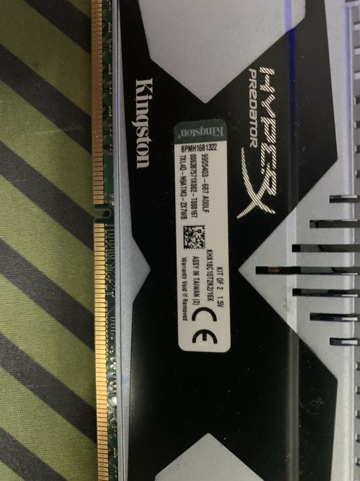 Kingston HyperX Predator DDR3 2133 Mhz 8gbx2 kit кит набор