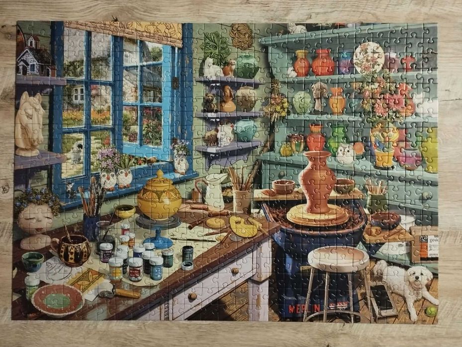 Пъзел Ravensburger от 500 XXL части - Студио за грънчарство