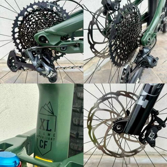 Bicicleta Radon Swoop 10.0 HD CF carbon marime XL 2025 full suspension Fox 38 Kashima R29” 1x12