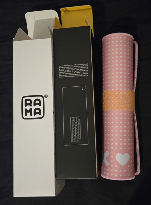 Deskmat mousepad RAMA LOVE roz