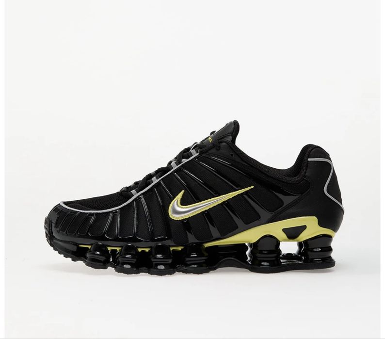 Nike Shox TL Black/Dynamic Yellow/Metallic Silver