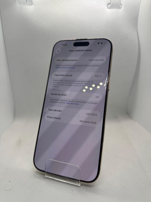 Magazin Vindem: Iphone 16 Pro Max, 256GB, 100% bateria