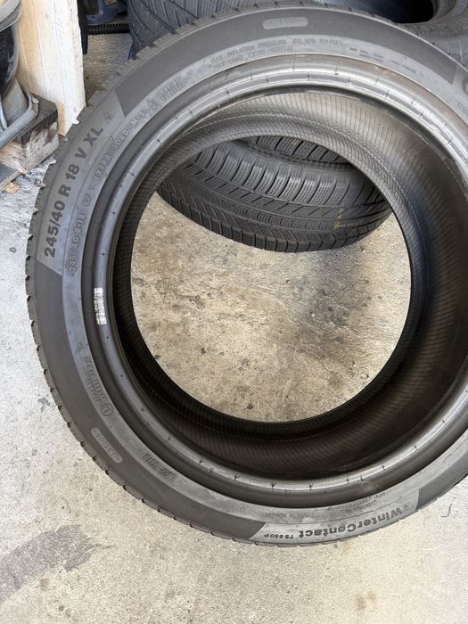 4 anvelope iarna 245/40/18 , Continental , 8-8.5 mm !