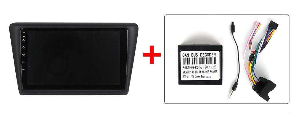 Navigatie Android 14 SKODA RAPID / TOLEDO 1/8 Gb Waze CarPlay + CAMERA