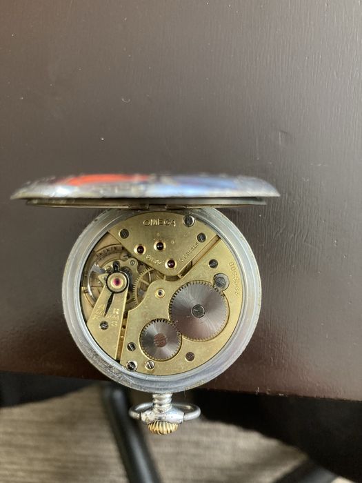 Оригинален швейцарски джобен часовник Omega