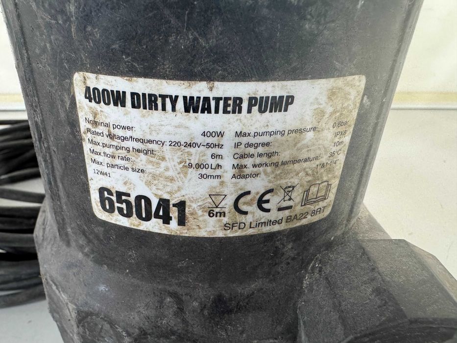 Помпа потопяема - 400 W / 10m