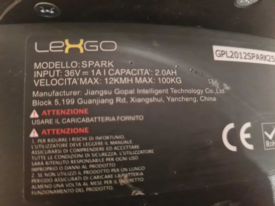 Hoverboard Lexgo Spark