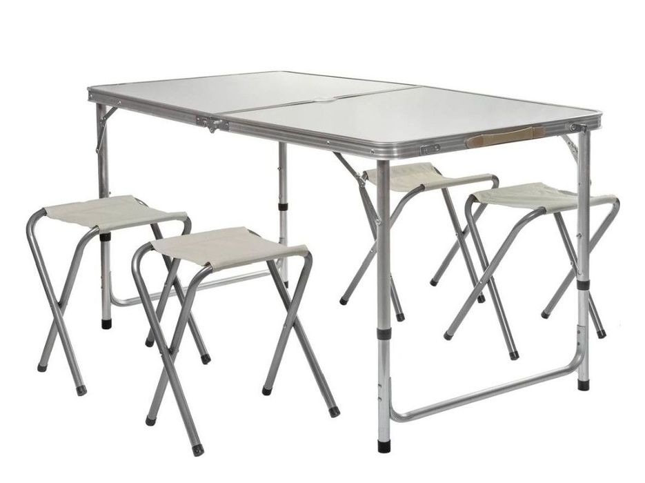 походный туристический  раскладной стол и 4 стула