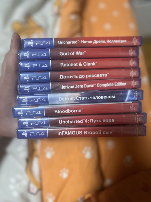 Диски ps4 новые запечатаные и бу