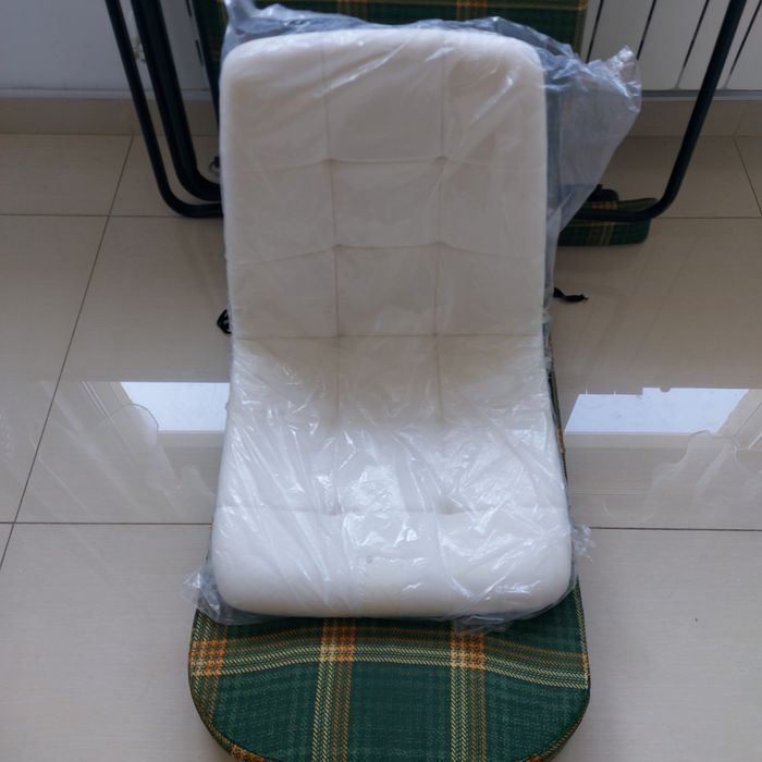 Scaun catifea Alb Ivory