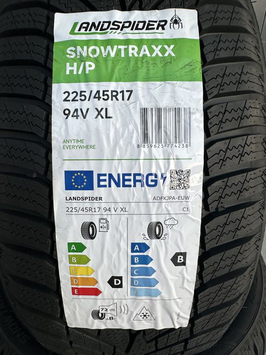 Нови Зимни Гуми LANDSPIDER SNOWTRAXX H/P 225/45R17 94V XL БОРД 2254517
