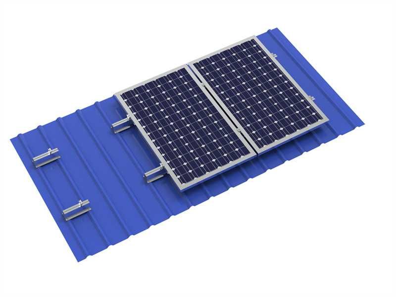 Kit structura MINI montaj 6 panouri fotovoltaice acoperis metalic