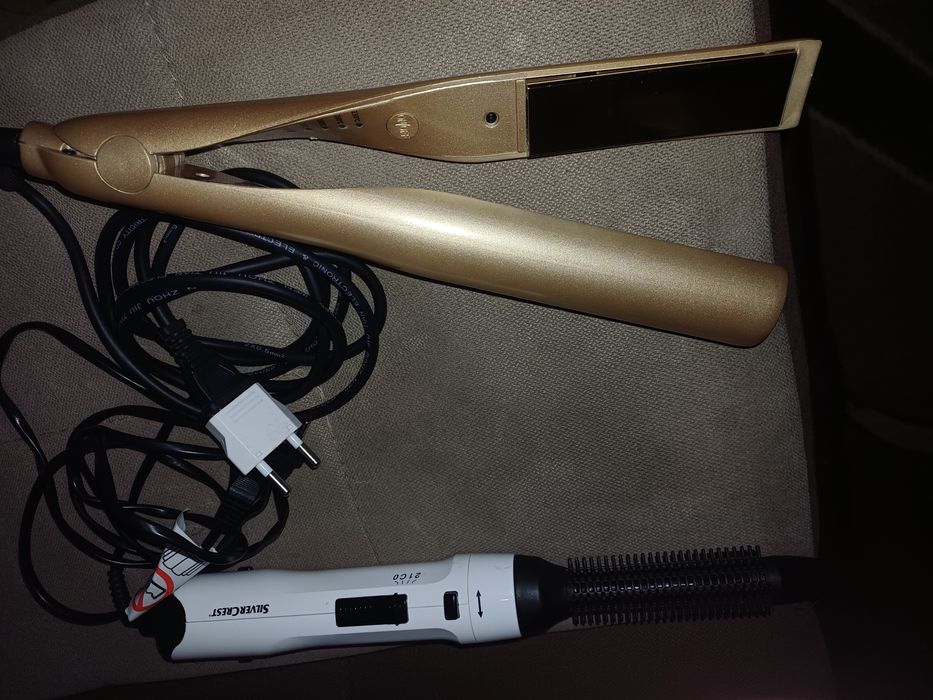 Маша преса+сешоар за къдрици