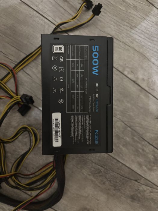 СРОЧНО Блок питания PCooler на 500 вват