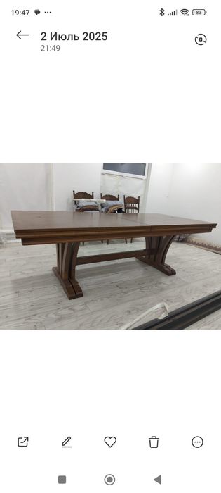 Гостевой стол и стулья  сервант