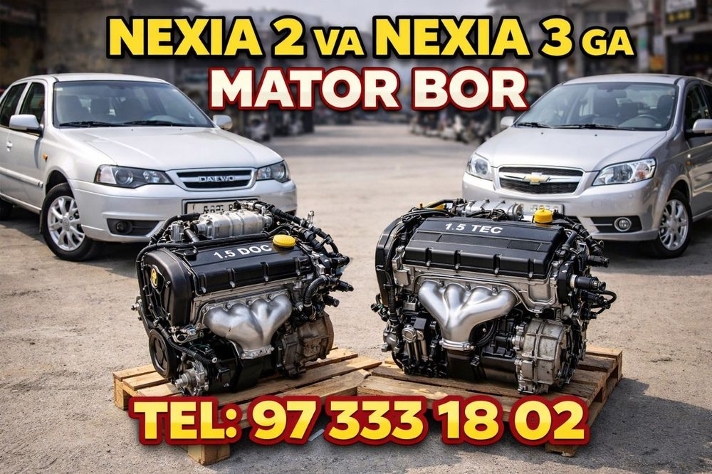 Motor damas nexia cobolt gentra matiz