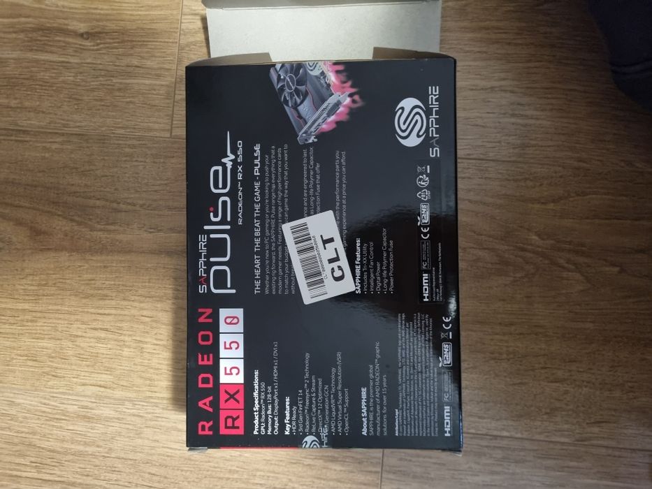 Placă video rx 550 sapphire pulse