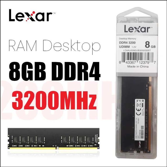Lexar DDR4 2x8GB=16GB 3200Mhz