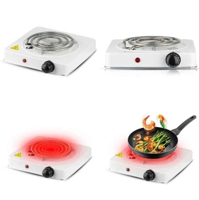 Плита электрическая спиральная однокомфорочная настольная