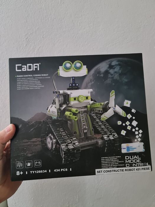 CaDa Robotul I BOT telecomanda App control 434piese NOU Sigilat