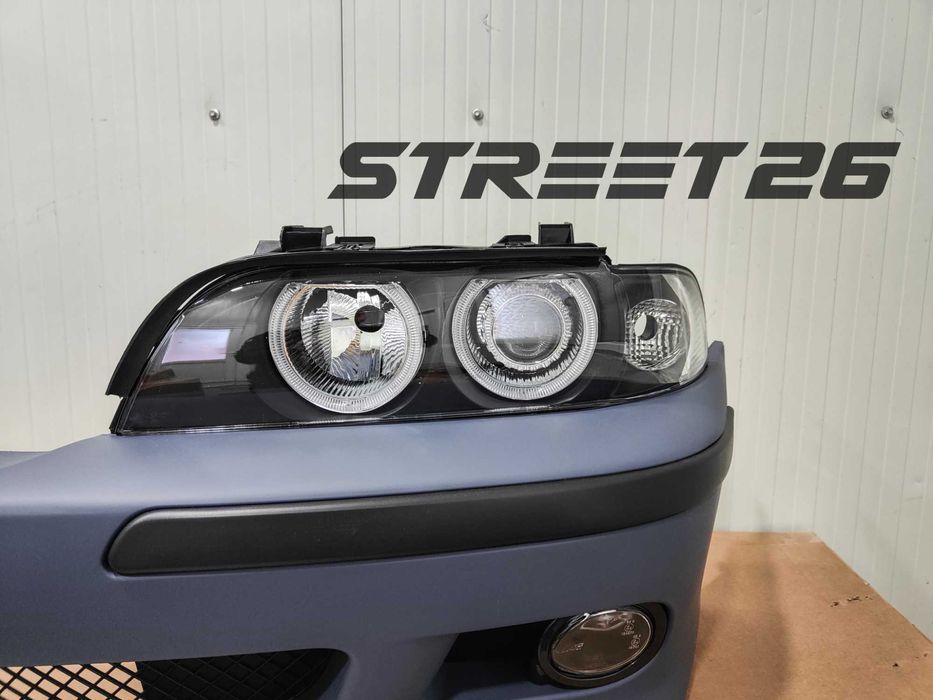 Pachet Bara Fata M BMW E39 (1995-2003) si Faruri Angel Eyes Halogen