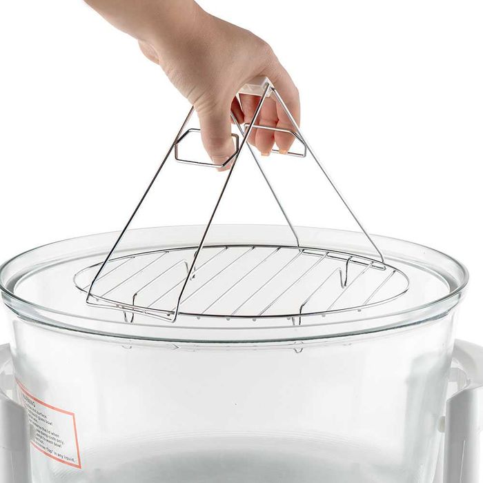 Компактна халогенна фурна и еър фрайър 2в1 Muhler MFC-1200, 1400W,12 л