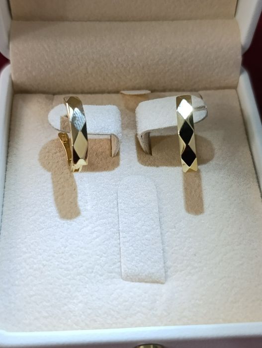 Золотые серьги, Турецкая изделия проба 585, вес 3,03 гр,