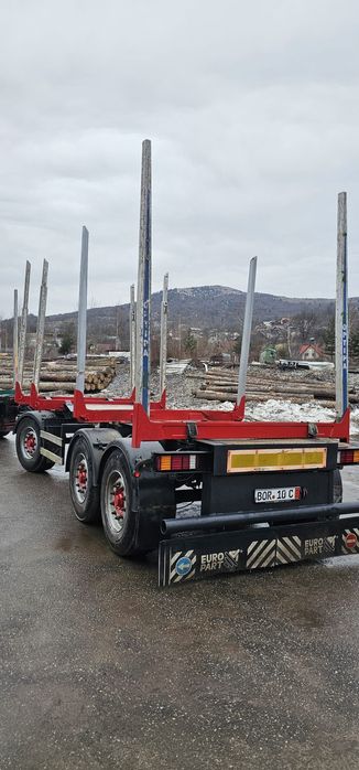 Remorca schwarzmuller  transport lemn bustean forestier