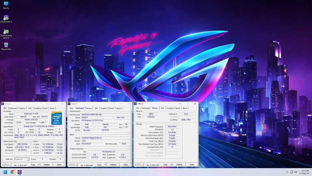 KIT 1150 i7-4770+Placa ASUS H81M-K+8GB RAM+Cooler !! CA NOU !! la 250lei!