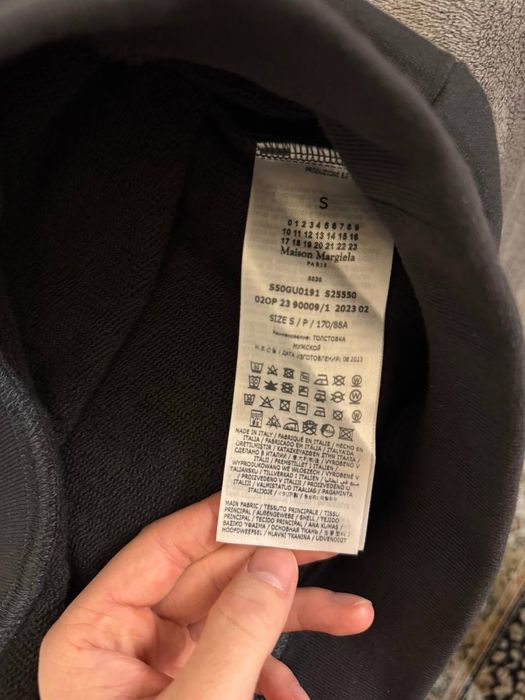 Худи оверсайз Maison Margiela, оригинал.