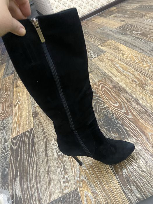 Женские сапоги на каблуке