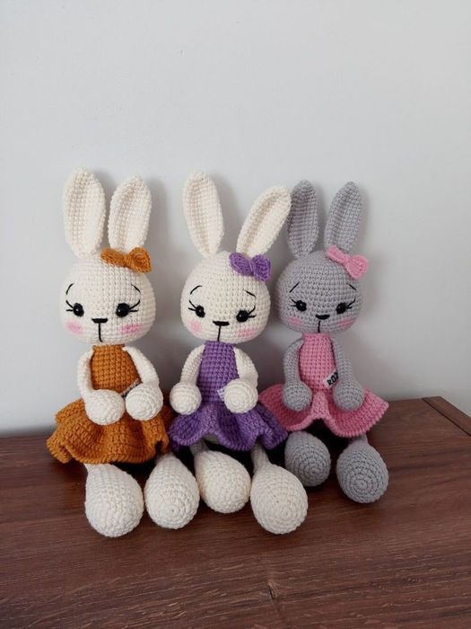 Зайчат(вязание) амигуруми