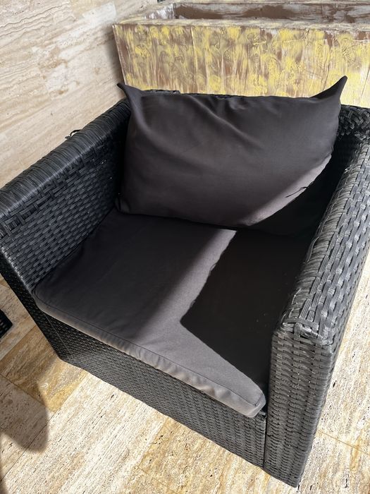 Градинска  мебел/ диван 5 места / със забележки