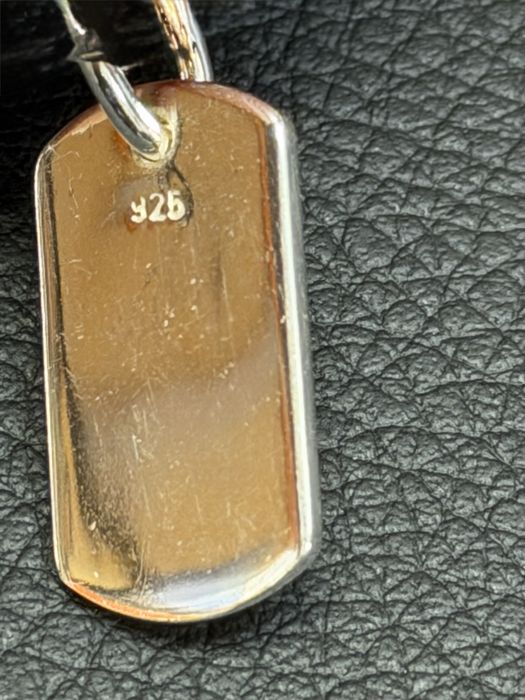 Оригинална сребърна плочка silver GUCCI italy чисто нова 925 сребро