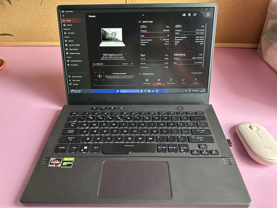 ASUS ROG Zephyrus G14 Ryzen 7 / 16GB RAM / GTX 1650 / SSD 1TB – Gaming & Ultraportabil