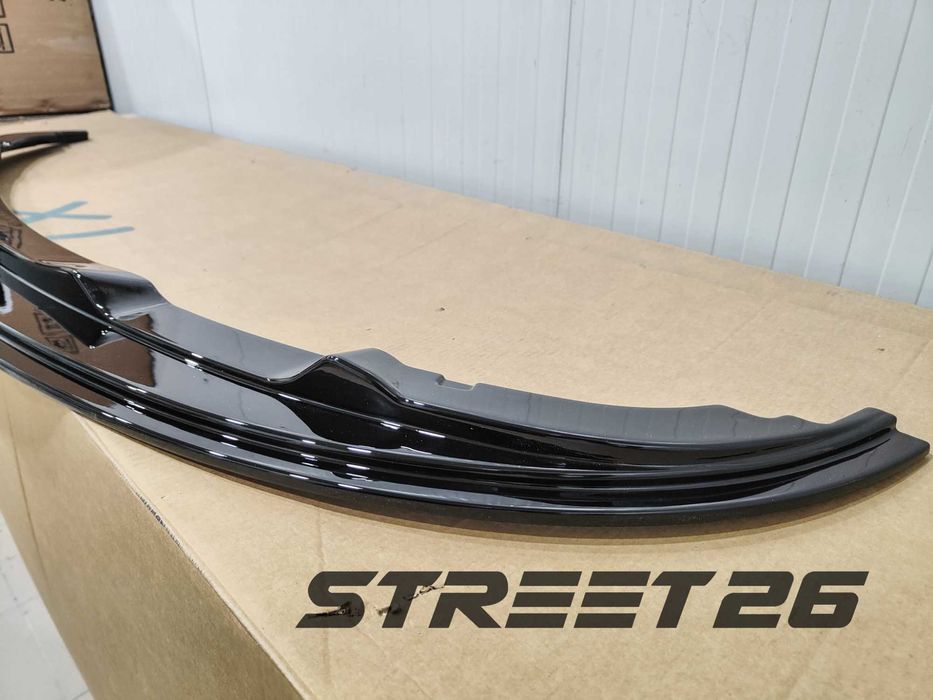 Prelungire Lip Bara Fata BMW Seria 3 E90 E91 (05-11) Negru Lucios