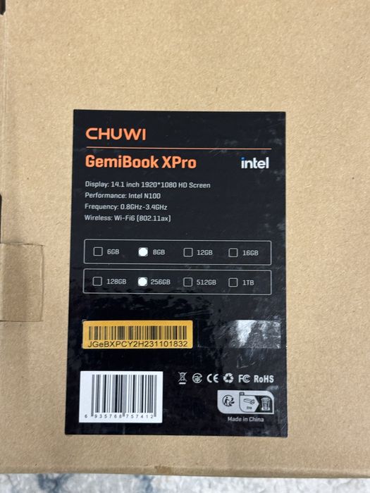 Ноутбук Chuwi GemiBook XPro