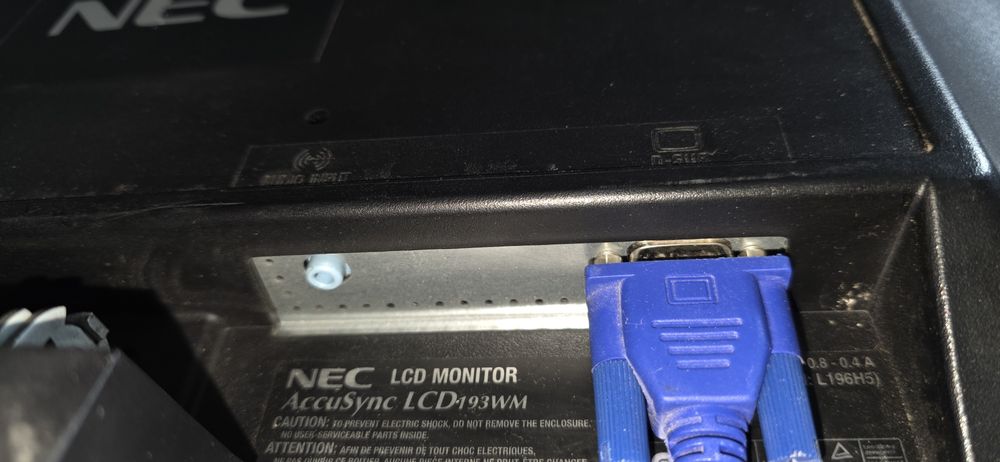 Monitor LCD Nec Accusync LCD193WM, 19" si boxe