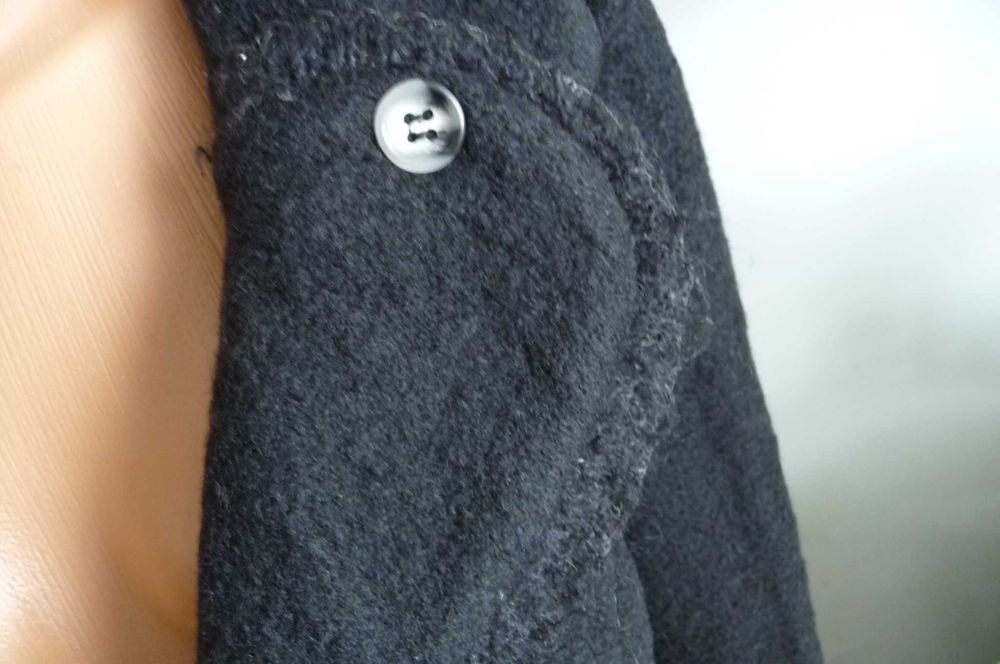 Италиански черен тренч /манто /