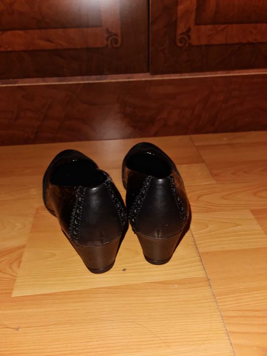 Туфли  кожанные чёрные Турция