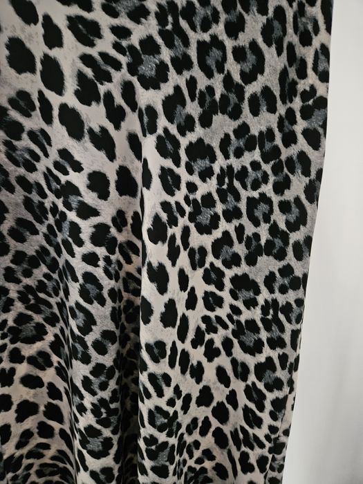 Satin midi skirt