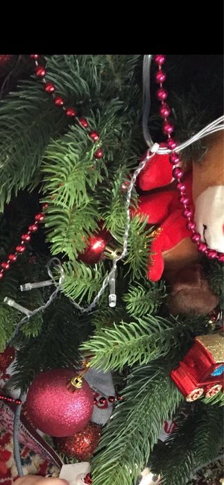 Изкуствена елха LUX-жилкова с 2D и 3D клони 150 см