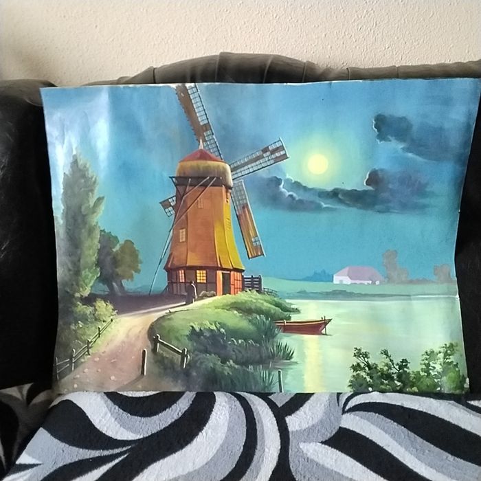 Pictura în ulei Moara cu noroc