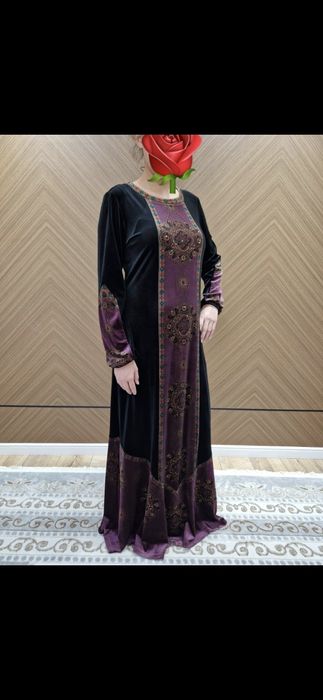 Велюровое платье 44-46 размер