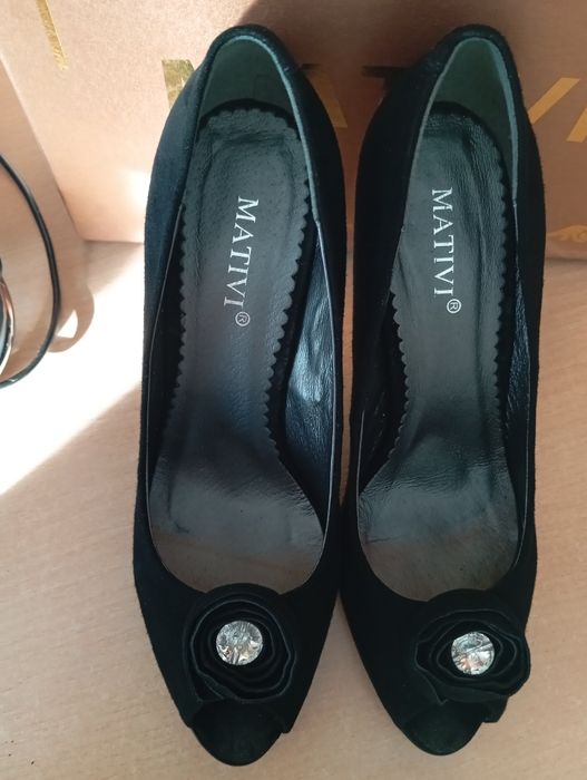 Туфли женские замша