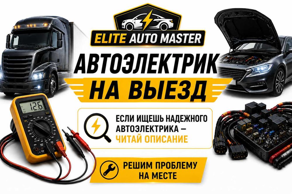 Ремонт генератор авто электрик автоэлектрик грузовых фур стартер выезд
