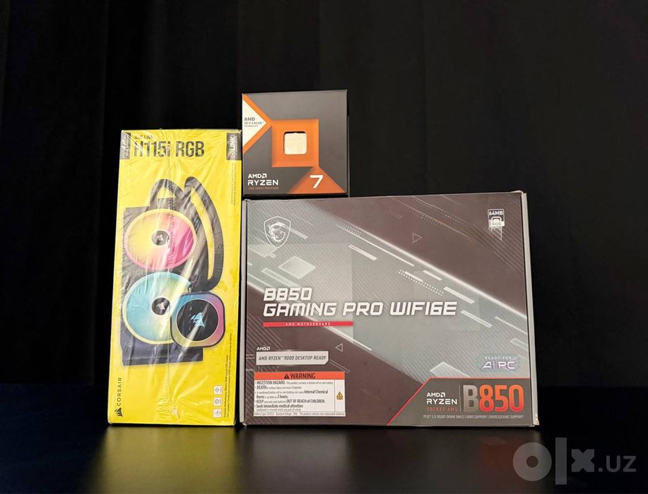 G.Skill Trident Z5 16GB 6000 cl30+ Amd R7 7800X3D+ MSI B850 Gaming Pro