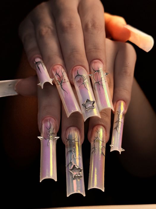 маникюр наращивание покрытие