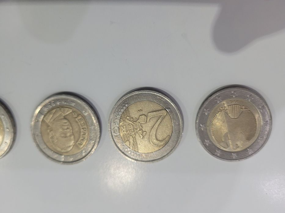 Vand monede 1-2euro an 2002